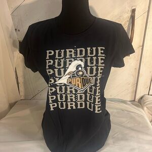 Purdue Women's Black T-Shirt